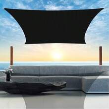 12' X 16' Rectangular Brown Sun Shade Sail, UV Protection Sun Curtain, Suitable For Backyard, Patio, Deck, Outdoor Platform, Garden, Outdoor Activities And Facilities (We Make - Multicolor - View 7