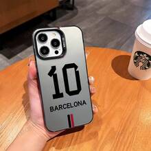 Minimalist Number 10  Case Suitable For 15 Pro Max, Niche  17 AIR, Premium 13 Pro Protective Cover - Silver Casing - White - ZJ3908 - View 7