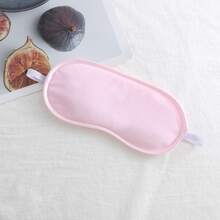 Solid Color Minimalist Crystal Super Soft Short Plush Light-Blocking Sleep Eye Mask For Aviation, Outdoor, Student Nap, Makeup And Eye Protection - Multicolor - View 12