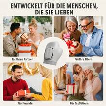 Kabelloses Handmassagegerät Mit Wärmefunktion Und Kompression, Wiederaufladbarer Handmassager Mit 3 Heizstufen Und 5 Massagemodi, Für Hände, Finger Und Handgelenke, Entspannung Und Handpflege, Geschenk Für Frauen, Männer Und Senioren - Weiß. - Übersicht 4