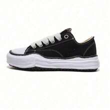 Pantofi casual pentru femei 2026MMY, adidași sport clasici versatili, cu design ușor, cu șiret, vârful rotund, respirabili, anti-alunecare și rezistenți la uzură - Negru - Vizualizare 6