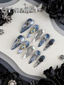 Blue and White