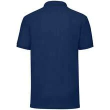 Fruit Of The Loom Mens Pique Polo Shirt - Navy - View 2