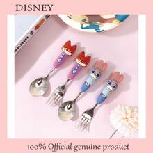 Disney Authentic Jointed High-Quality Appearance Level, Not Prone To Breakage. 304 Stainless Steel Dinner Spoon And Fork, Cartoon Soup Spoon. - View 1