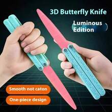 New 3D Printed Glow-In-The-Dark Carrot Knife - 3D Printed Glow-In-The-Dark Plastic Model Cool Gift, Reflecting Demon Couple Game Cat Gift, Girls Game Men's Game Ess Ball Birthday Gift Holiday Gift Perfect Gift - Multicolor - View 3