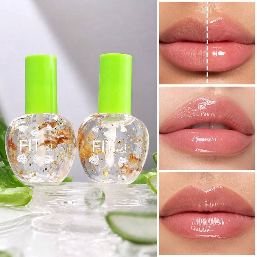 Aloe Vera Lip Oil, Nourishes Lips, Reduces Dead Skin, Relieves Dryness, Hydrating And Glossy, Lip Care, Skin Care