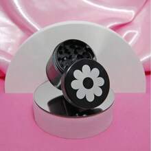 1PC, New Japanese Style 50MM Minimalist Flower Herb Grinder, Zinc Alloy Metal 4-Layer Fine Grinder, Portable Herb Crusher, Suitable For Hand-Rolled Smokers! - View 7