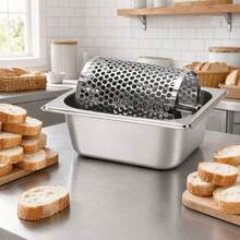 1 pieza Rodillo giratorio de acero inoxidable para untar mantequilla, rueda de mantequilla para pan, tostadas, sándwiches y pasteles, fácil de limpiar, utensilio de cocina para uso diario - Multicolor - Ver 6