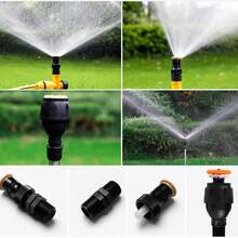 Universal 360° Garden Sprinkler And Adjustable Spray Irrigation System - Full Circle Lawn Watering, Flow Rate 60-550 L/H, 3-20m Coverage, External Thread Connection, Plastic And Mesh Structure, Efficient Watering For Garden, Lawn, Plants And Outdoor Irrigation, Splash-Proof And Easy To Install, Perfect For Home, Backyard And Professional Landscaping Applications - A - View 7