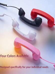 Retro Phone Handset For Type-C Devices Vintage Style Cell Phone Handset With Volume Control & Mic, Noise Reduction Wired Landline Handle Handset For Mobile Video Conferences,Calls,Meetings - View 7