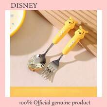 Disney Authentic Jointed High-Quality Appearance Level, Not Prone To Breakage. 304 Stainless Steel Dinner Spoon And Fork, Cartoon Soup Spoon. - View 4