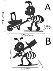 1pc 3D Printed Ant Shaped Toilet Paper Holder, Creative Cartoon Animal Bathroom Tissue Dispenser, Durable Material, Bathroom, Kitchen, Desktop Multi-Functional Paper Towel Storage Rack, Unique Ant Design Decor - Multicolor - View 7
