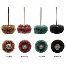 40pcs Mini Drill Abrasive Brush Nylon Buffing Polishing Wheel Sanding Head 3mm Shank Buffs Rotating Tool Accessories - Multicolor - View 2