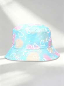 1pc Cute Cartoon Pattern Bucket Hat, Wide Brim Sun Hat, Lightweight Outdoor Beach Bucket Hat, Suitable For Spring, Autumn, Summer For Kids - View 10