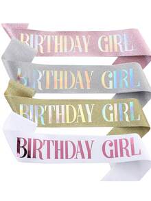 Customized Text Satin Ribbon, Personalized Quote Shoulder Strap, Customized Birthday Shoulder Strap, Customizable Bachelorette Party Shoulder Strap, Ideal Gift For Him, Ideal Graduation Gift For Her - Multicolor - View 3
