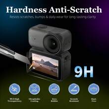 Screen Protector And Lens Protector, Compatible With DJI Nano Lens Protector, 2pcs+2pcs Set, 9H Hardness Tempered Glass, Compatible With DJI Nano Screen Protector And Lens Protector, Sensitive Touch, High Definition, Compatible With Smartphone Accessories. - View 3
