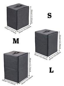 nunify S/M/L Three Size Wig Storage Box For Wigs Toupee Hair Closure Storage Protable Wig Travel Case Foldable Hand Carry Wig Bag With Steel Adjustable Wig Display Stand Travelling Wig Packaging Box - View 7