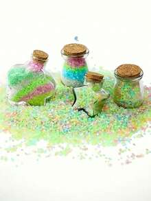 8000pcs Glow In The Dark Pebbles, Luminous Stones, Artificial Gravel, Fluorescent Decorative Stones, Glowing Pebbles, Garden Path Lighting, DIY Crafts, Outdoor Landscape, Garden Path And Walkway, Potted Plant Decoration, DIY Bottle Crafts, Swimming Pool Edge - Multicolor - View 4