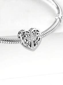1 buah Liontin Daun Sulur Berbentuk Hati, Cocok untuk Gelang/Bangle Wanita, Pembuatan Perhiasan DIY, dan Dekorasi Sehari-hari - Manik-manik 2 - View 6