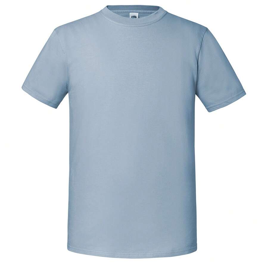Fruit Of The Loom Mens Ringspun Premium T-Shirt - Mineral Blue - View 1