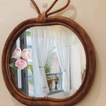 1/3pcs Cute Pink Lovebird And Rose Glass Sticker, Removable PVC Sticker, Suitable For Bathroom Mirrors, Bedrooms, Windows, And Home Decoration. - Multicolor - View 3