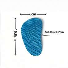 1 Pair Travel & Home Arch Support Sports Insoles - New Blue - View 4