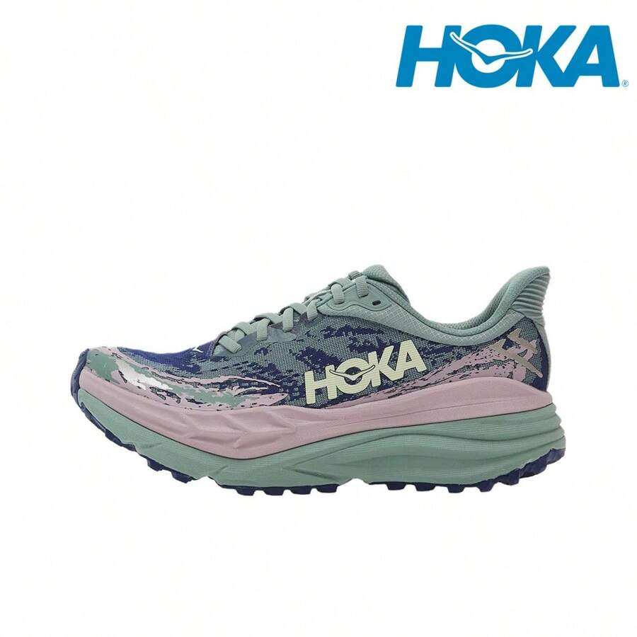 HOKA ONE ONE Stinson 7 Comfortable And Versatile Trail Running Shoes For Women, Green - 1141531-rMRY - View 1