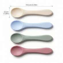 Silicone Pet Food Spoon, Suitable For Dog And Cat Wet Canned Food, Pet Feeding Spoon, Reusable, Multiple Colors Available, Suitable For Small And Medium-Sized Dog And Cat Canned Food, Cleaning Pet Food Utensils - Spoon - View 3