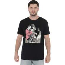 Camiseta 2026Band ​    Camiseta Rock N Roll Smoke Unisex, Tallas S-5XL, Negra - Negro - Ver 1