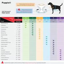 Arnés para Perro Puppia Soft Auténtico, Rojo - Mediano - Gris - Ver 6