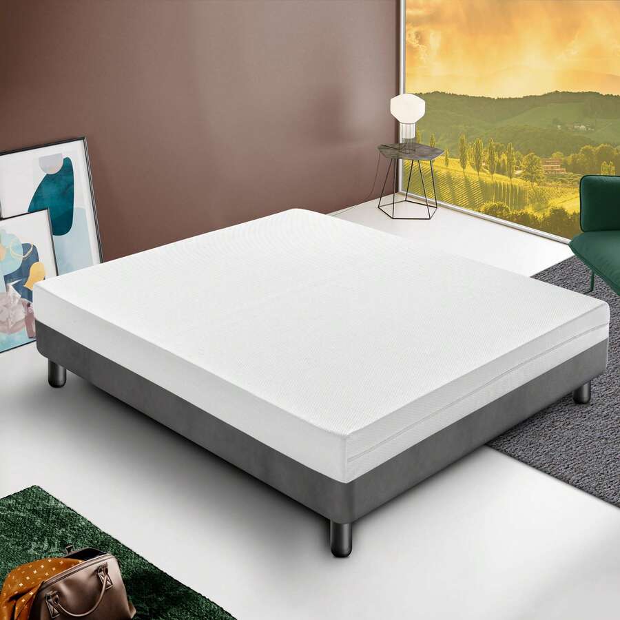 MATERASSIEDOGHE Adaptive Foam Mattress – 14 Cm High – Removable Cover – Firmness H4 - White - View 1