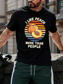 Men T-Shirts - Black - View 1