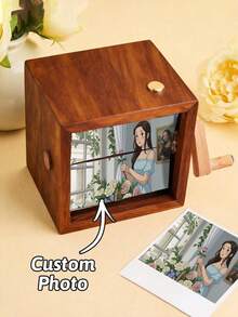 1 Stück personalisiertes Fotoalbum mit Handkurbel, personalisierter Flip-Animations-Fotorahmen mit Licht, mechanisches Fotoalbum, Heimdekoration, Mini-Flip-Fotoalbum-Rahmen, Geburtstag, Jahrestag, Valentinstag, Muttertag, Vatertag, Weihnachtsgeschenk, Geschenk für Eltern, Paare, Familie - Cartoon-Effekt - Übersicht 14