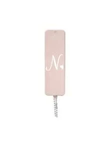 2-In-1 Foldable Comb And Makeup Mirror, Printed With A-Z Letters, Portable Keychain Comb Suitable For Women And Girls, Pocket Hair Comb With Chain, Can Be Used As Keychain Or Bag Charm | Personalized Handheld Mirror, Essential For Outdoor, Office And Back To School Travel, Suitable For All Hair Types Styling Tool - A - View 19