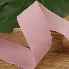 Cinta de Terciopelo con Borde Prensado DIY Accesorios para el Cabello Lazo Regalo Cinta para Flores y Repostería - multicolor - Ver 19
