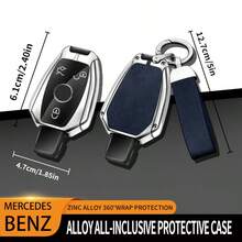 Smart Key Fob Case - Fits C/CL/E/G/GL/ML/R-Class 2006-2015 | Durable Stylish Sturdy Replacement Shell - Bracelet - View 2
