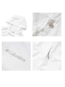 Columbia Women's Sports Jacket Cloud Rim Jacket-White Autumn New Hooded Casual Woven Jacket XR9373100 - White - View 8