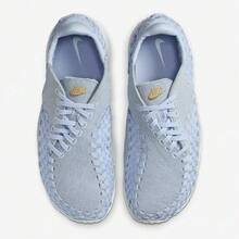 Zapatillas casuales Nike Air Footscape Woven para mujer - Cómodas, versátiles, elegantes, de caña baja, color azul. - Azul - Ver 4