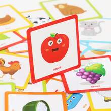 Montessori Early Education Children's Educational Word Spelling English Blocks Box Enlightenment Letter Number Cognition Word Spelling Toy - Multicolor - View 5