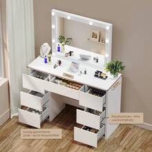 OYAJIA Vanities & Vanity Benches - EU F Type Plug(220-240V) - View 3