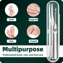 Stainless Steel Foot Callus And Nail Dead Skin Trimming Tool, Foot Keratin Removal Tool, Trimming Tool Set, Perfect For Home Foot Care - Multicolor - View 5