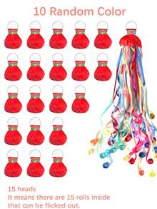 1/10pcs Handmade Toss Meteor Confetti Lights, Wedding Party Handmade Toss Silk Confetti Paper, Hassle-Free Party Magic Paper, Suitable For Proposal, Wedding, Create Joyful Atmosphere, Essential For Holiday Party, Graduation Season, Carnival Party - Multicolor - View 9