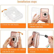 Mini Liplay Hybrid Instant Camera Transparent Protective Case - Crystal Hard Shell, Precise Cutouts - View 5