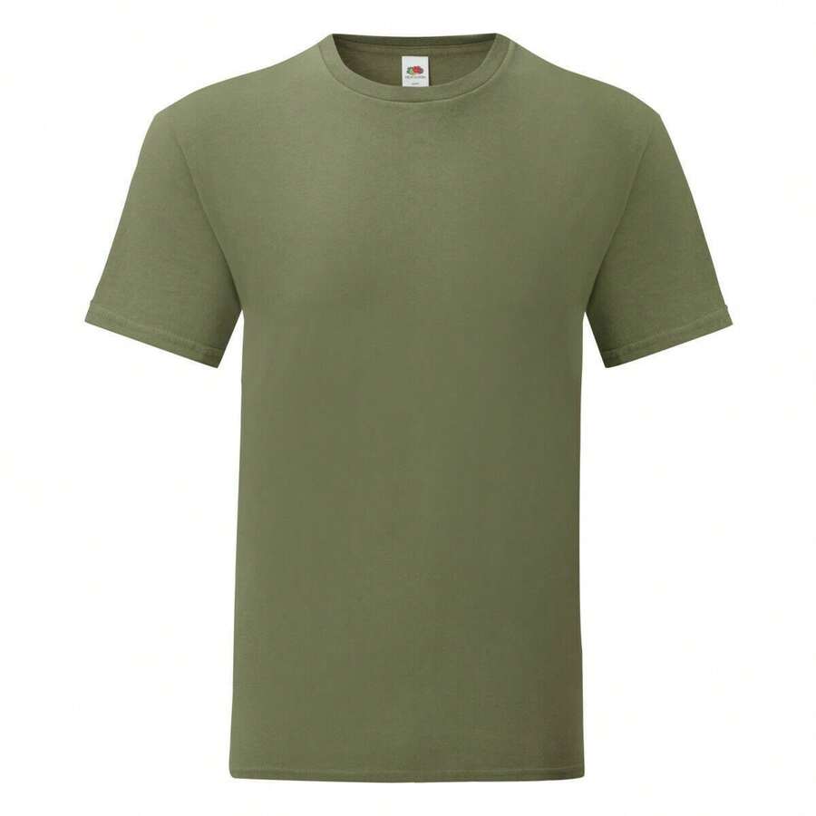 Fruit Of The Loom Mens Iconic 150 T-Shirt - Olive - View 1