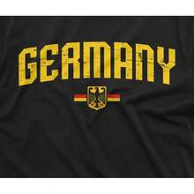 2026 1Pc Sommer Outfit Damen Germany Flag Logo T-Shirt Coat Of Arms German Patriotic Mens Womens Tee Shirt Football Supporter Country Nation T Sommer - 1 - Übersicht 2