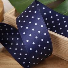 Double-Sided Printed Polka Dot Shiny Satin Ribbon DIY Bow Hair Accessories Clothing Shoes Hats Gift Box Flower Decoration Ribbon - Multicolor - View 23
