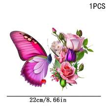 1/2/3PCS Durable Washable Heat Transfer Vinyl, Rose Pink Gradient ...