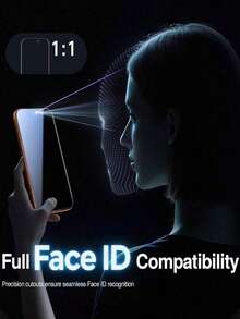 CASECOPS 3片裝 9D 隱私鋼化玻璃全螢幕保護貼，鋼化玻璃材質，相容 17 Pro Max/17 Pro/17 Air 及所有其他機型，9H+ 硬度鋼化玻璃前膜，防指紋、高清晰度、觸控靈敏、超薄精準貼合，日常防摔防刮手機螢幕保護配件 - 絲網印刷防窺3片 - 查看 6