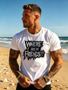 Men T-Shirts - White - View 6