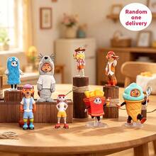 Miniso Disney Zootopia 2 Nick & Judy Best Stealth 絨毛吊飾盲盒，柔軟絨毛與高級 PVC 材質，創意偽裝設計，包包掛飾與桌面擺飾，收藏禮物（1件隨機發貨） - 彩色 - 查看 1